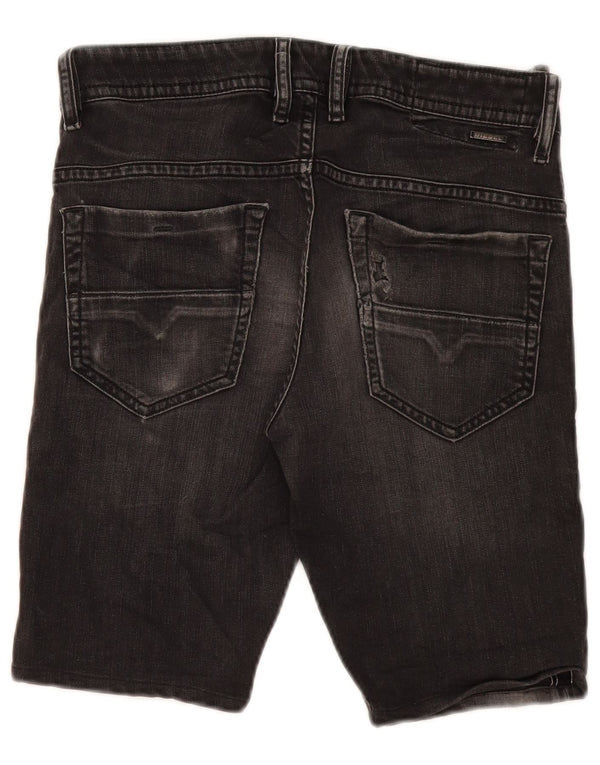 Pantaloncini di jeans Thommer da uomo Diesel W29 cotone nero medio