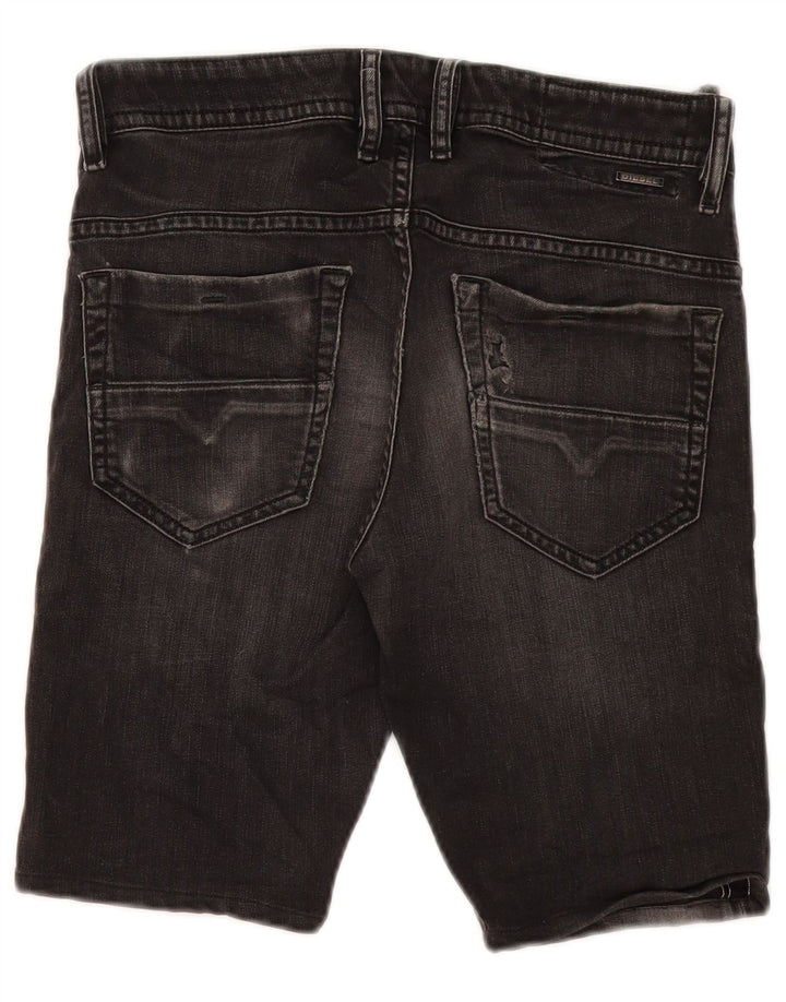 Pantaloncini di jeans Thommer da uomo Diesel W29 cotone nero medio