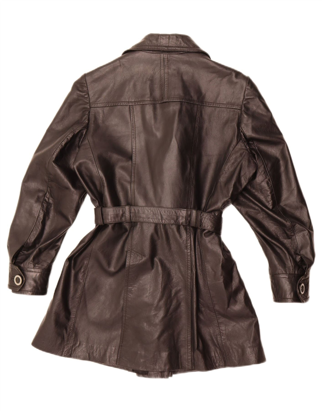 Cappotto in pelle da donna Maxime IT 48 XL Nero