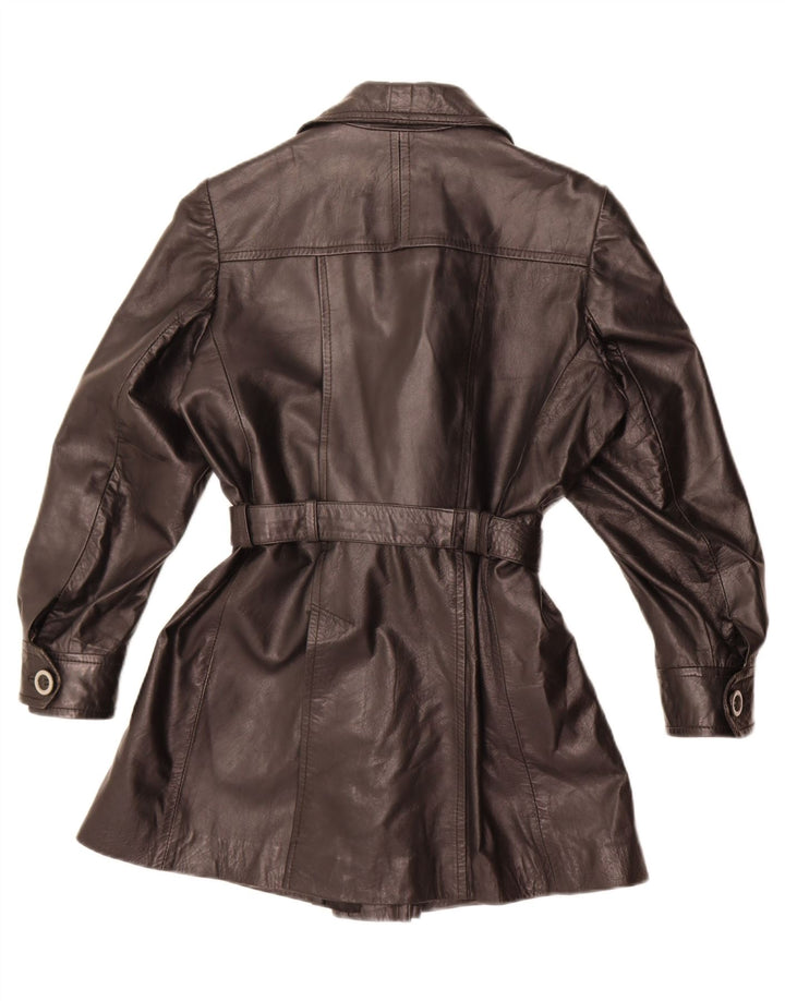 Cappotto in pelle da donna Maxime IT 48 XL Nero