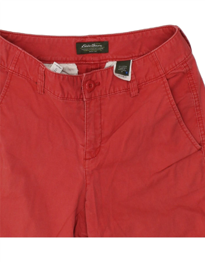 EDDIE BAUER Womens Chino Shorts US 2 XS W23  Red Cotton Vintage Eddie Bauer and Second-Hand Eddie Bauer from Messina Hembry 