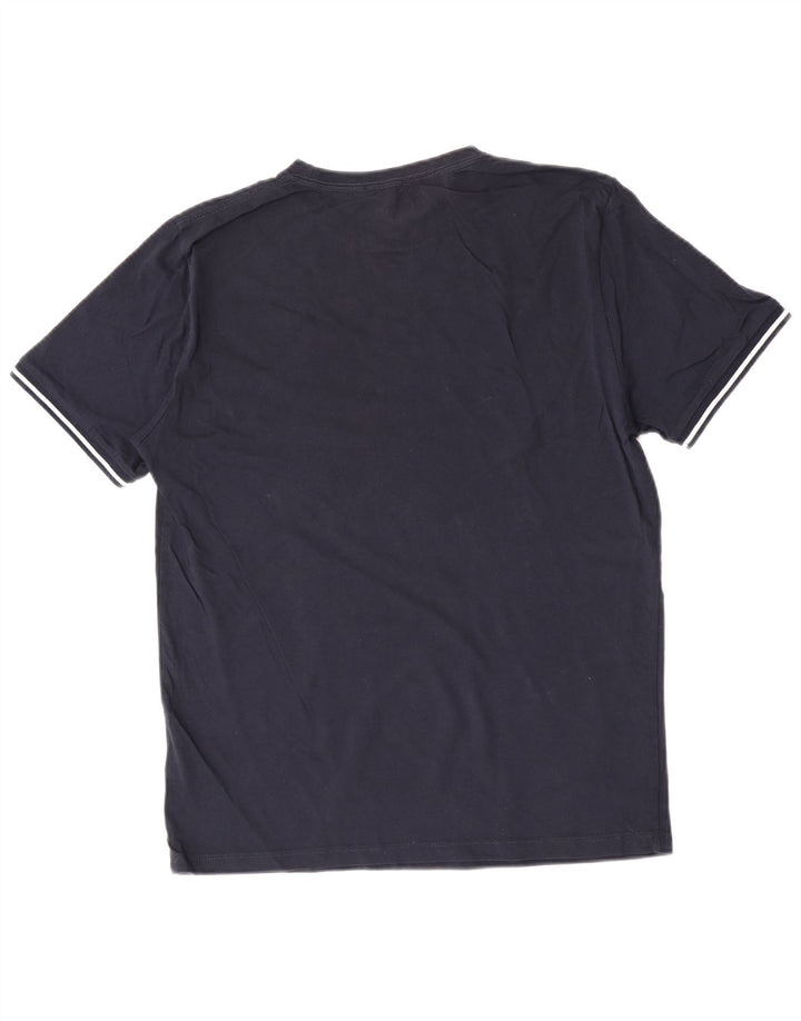 T-shirt da uomo Reiss Top Large in cotone blu navy