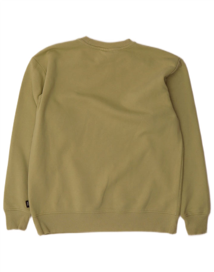 Felpa da uomo Vans maglione XS verde cotone