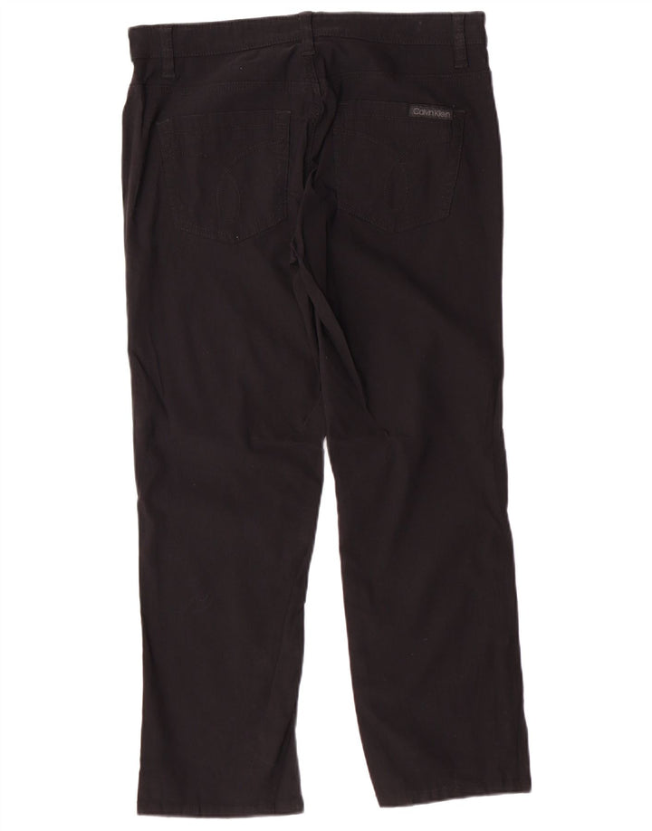 Pantaloni casual da donna Calvin Klein Jeans US 6 Small W32 L26 Nero Classico