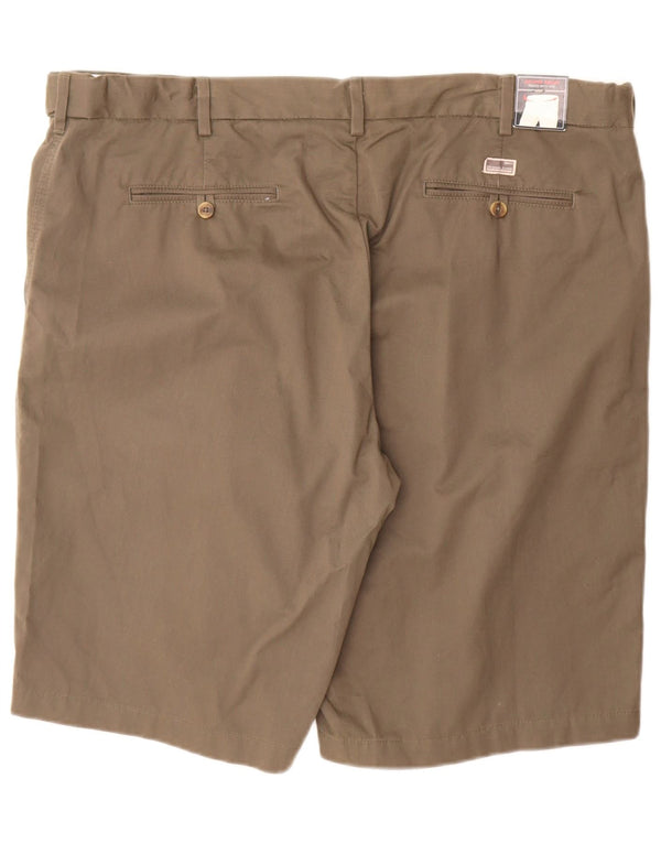Pantaloncini chino da uomo Marks & Spencer Blue Harbour W44 2XL cotone kaki