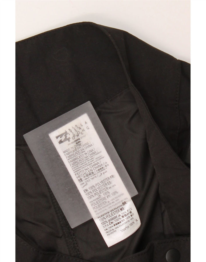 Pantaloncini da bagno da donna Billabong UK 14 Large Nero Poliestere geometrico