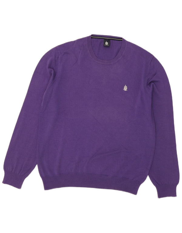 Maglione maglione girocollo da uomo Marina Yachting 2XL cotone viola