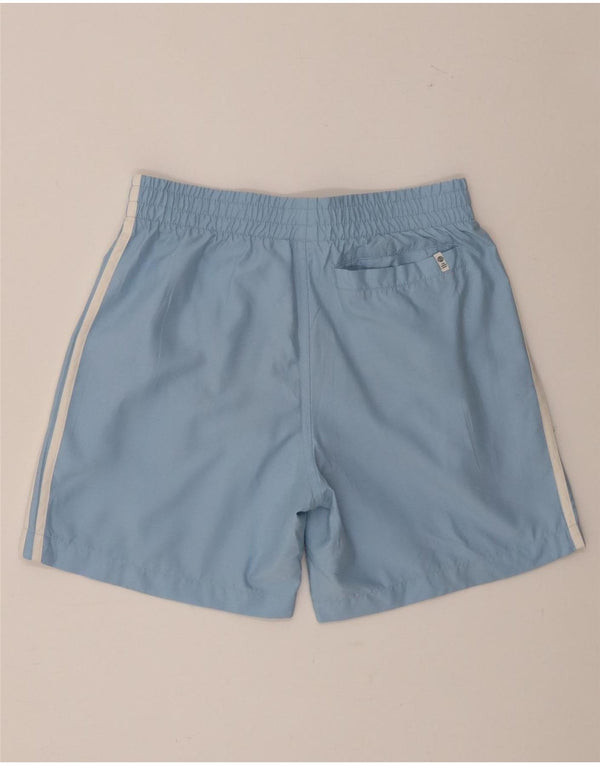 Pantaloncini da bagno da uomo Adidas piccoli blu in poliestere