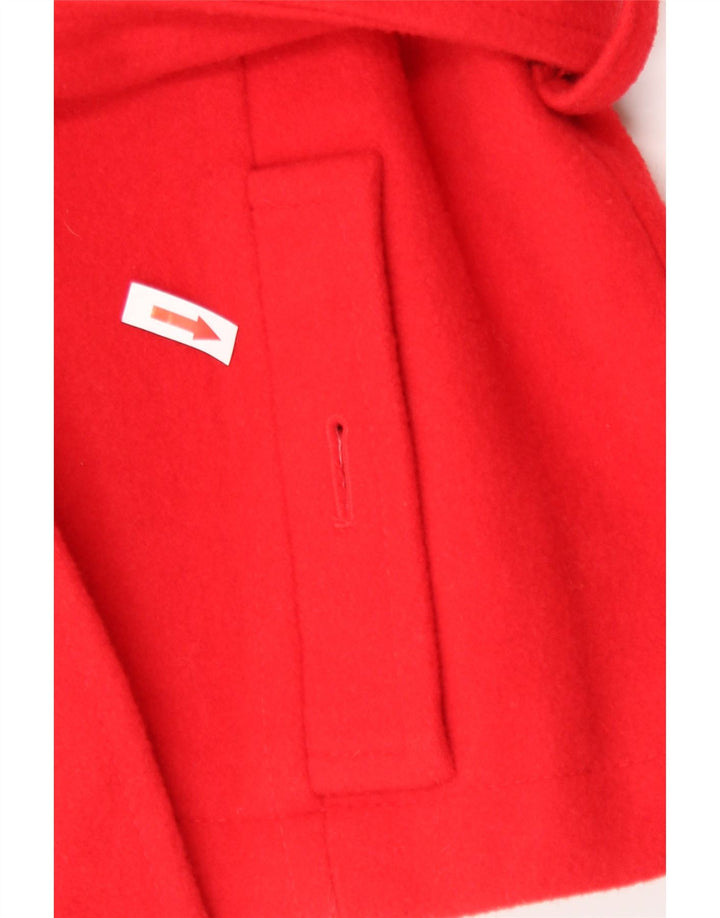 Montgomery militare da donna Moschino UK 12 rosso medio in lana
