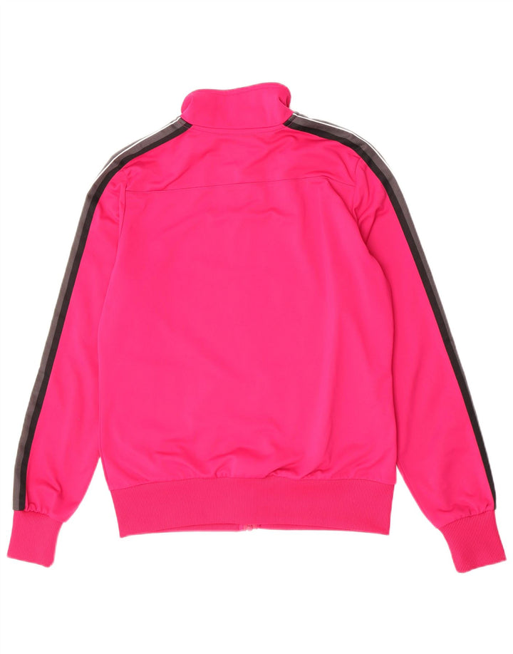Giacca da tuta da donna Nike UK 14 Large Rosa Poliestere color block