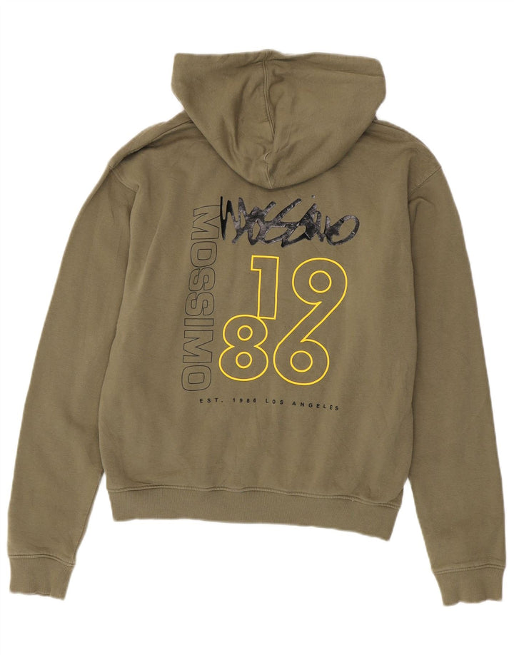 Maglione con cappuccio grafico da donna Mossimo US 12 Large in cotone kaki