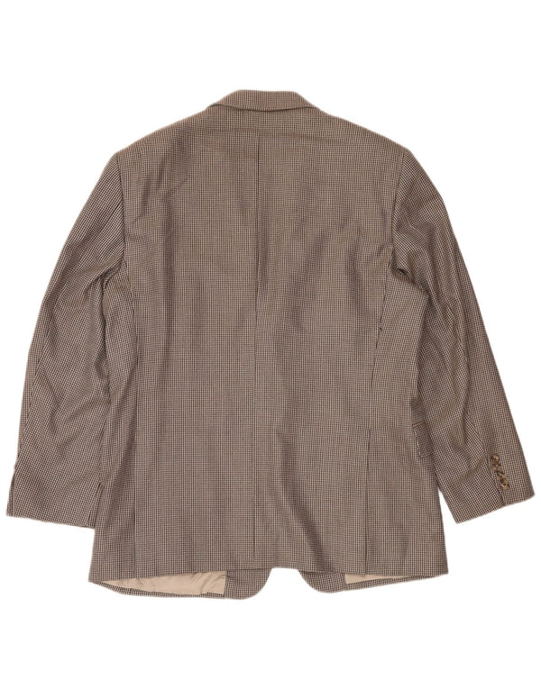 JOSEPH ABBOUD Mens 2 Button Blazer Jacket UK 40 Large Brown