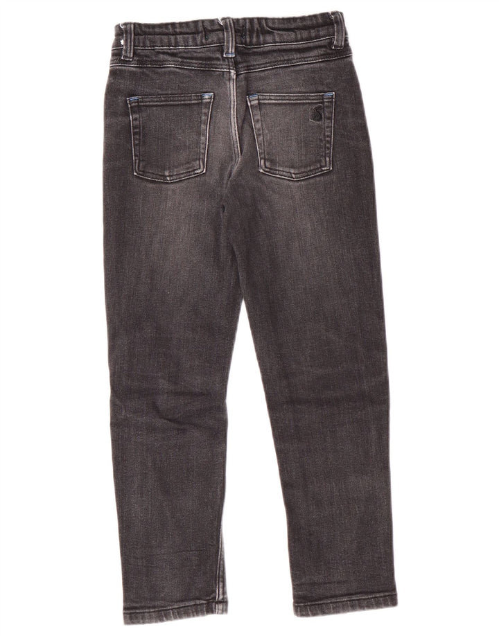 JOULES Boys Slim Jeans 5-6 Years W22 L20 Black Cotton