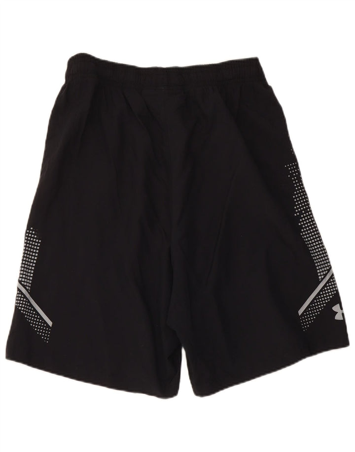 Pantaloncini sportivi da uomo UNDER ARMOUR Heat Gear medio nero geometrico