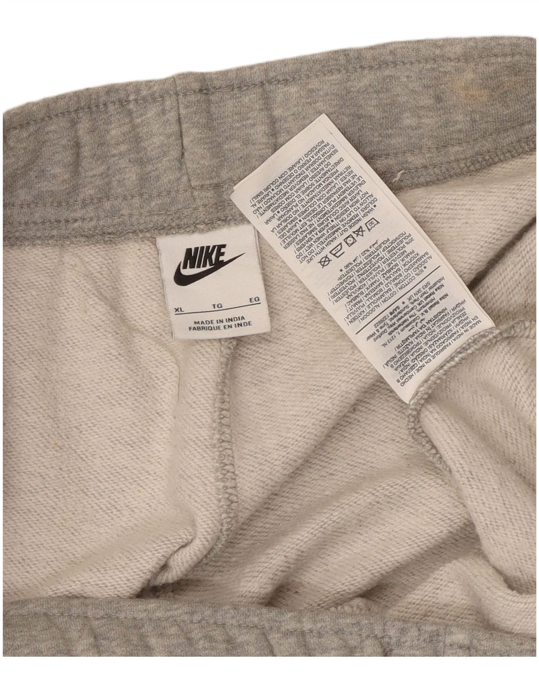 Pantaloni della tuta da uomo Nike Joggers XL in cotone grigio