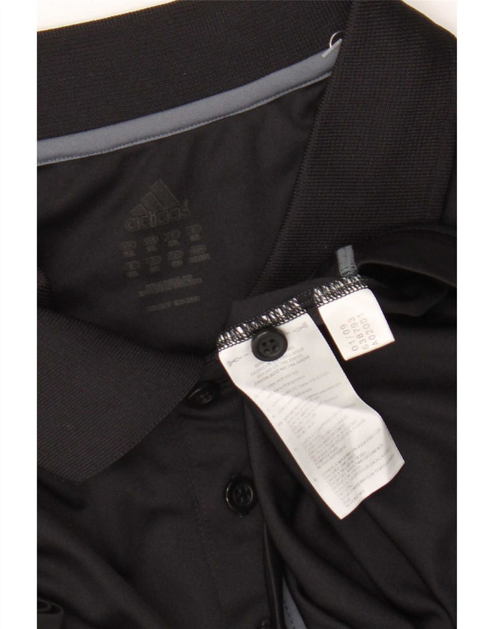 Polo Adidas da uomo 2XL nera in poliestere