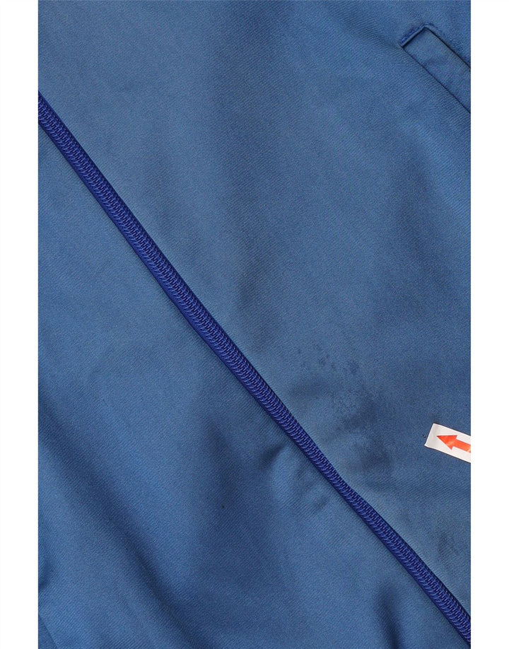 Asics - Giacca da uomo con grafica grafica, giacca grande, in poliammide color block blu