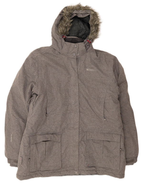 Giacca a vento con cappuccio da donna Mountain Warehouse UK 20 2XL Grigio