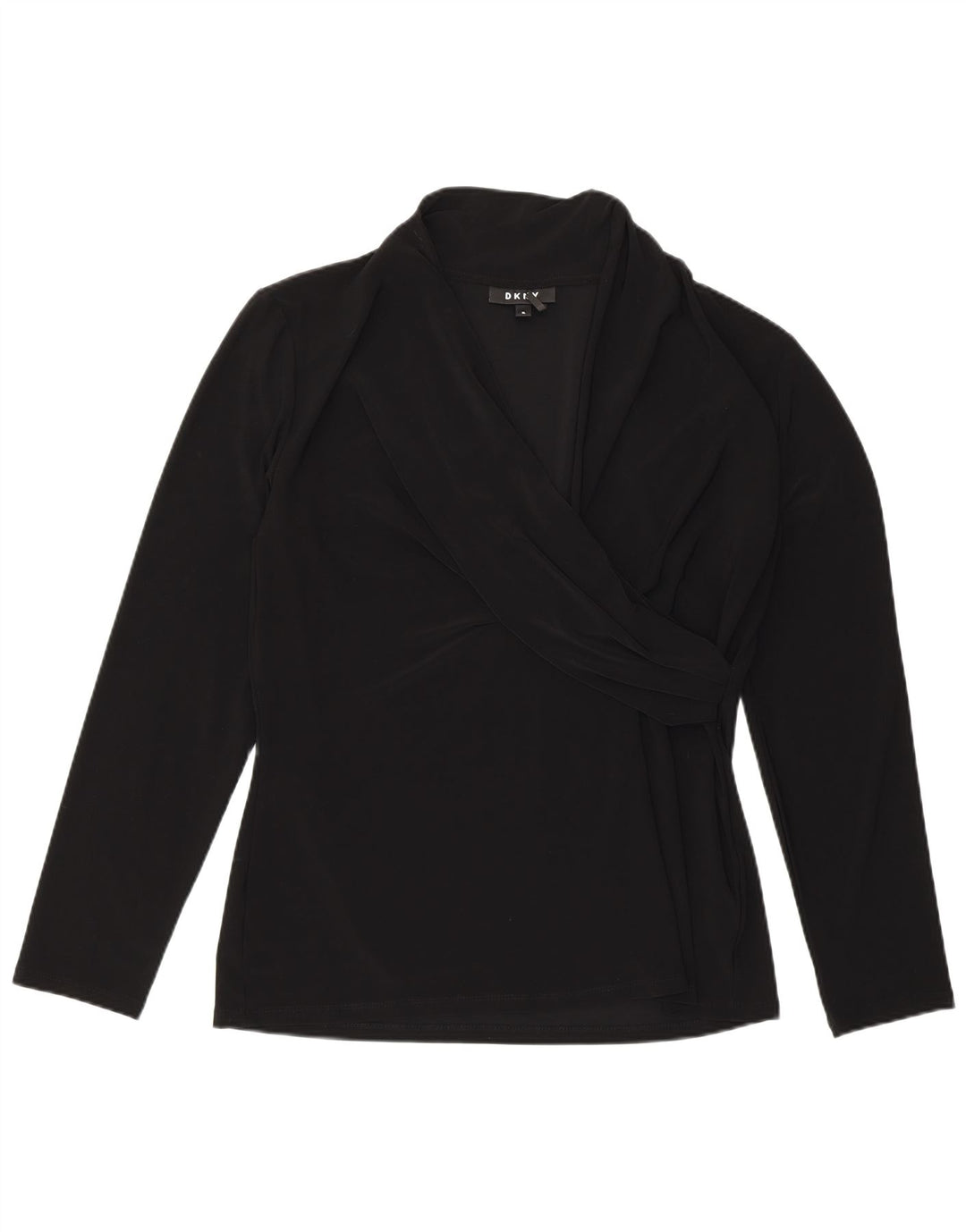 Top camicetta da donna Dkny UK 18 XL poliestere nero