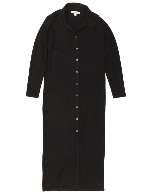Abito maglione da donna Marks & Spencer UK 10 piccolo in viscosa nera