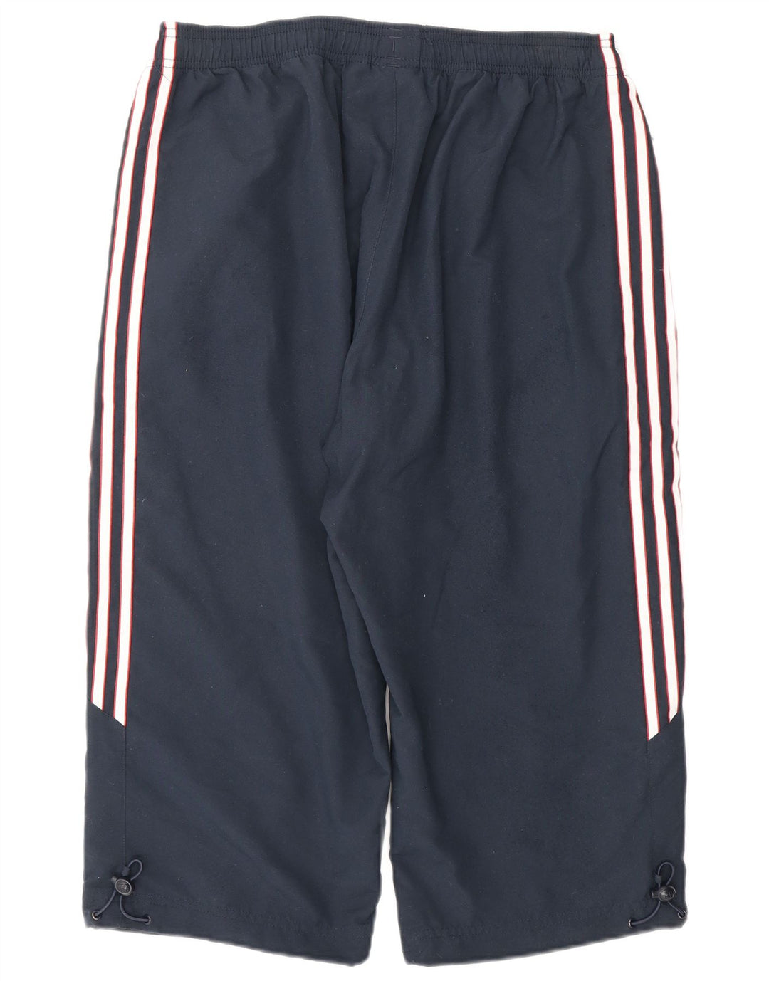 Pantaloncini sportivi da uomo Adidas Bermuda medi in poliestere blu navy