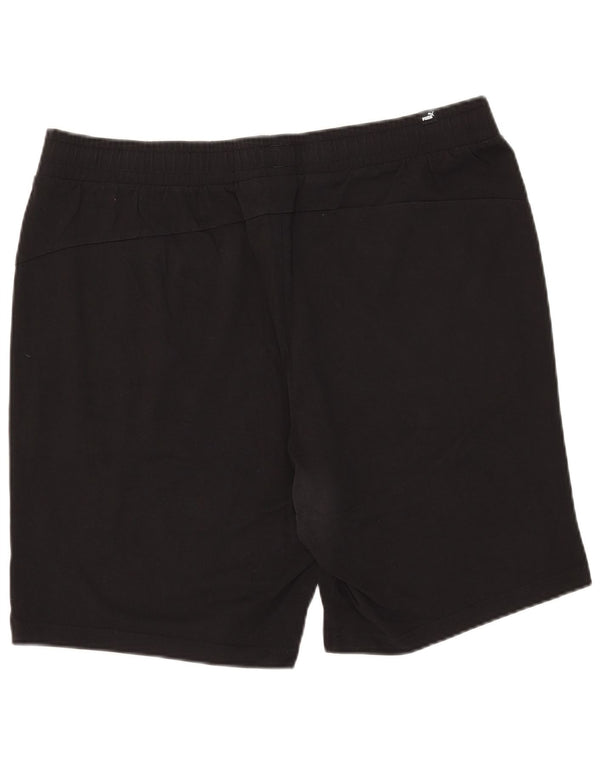 Pantaloncini sportivi da uomo Puma 2XL cotone nero
