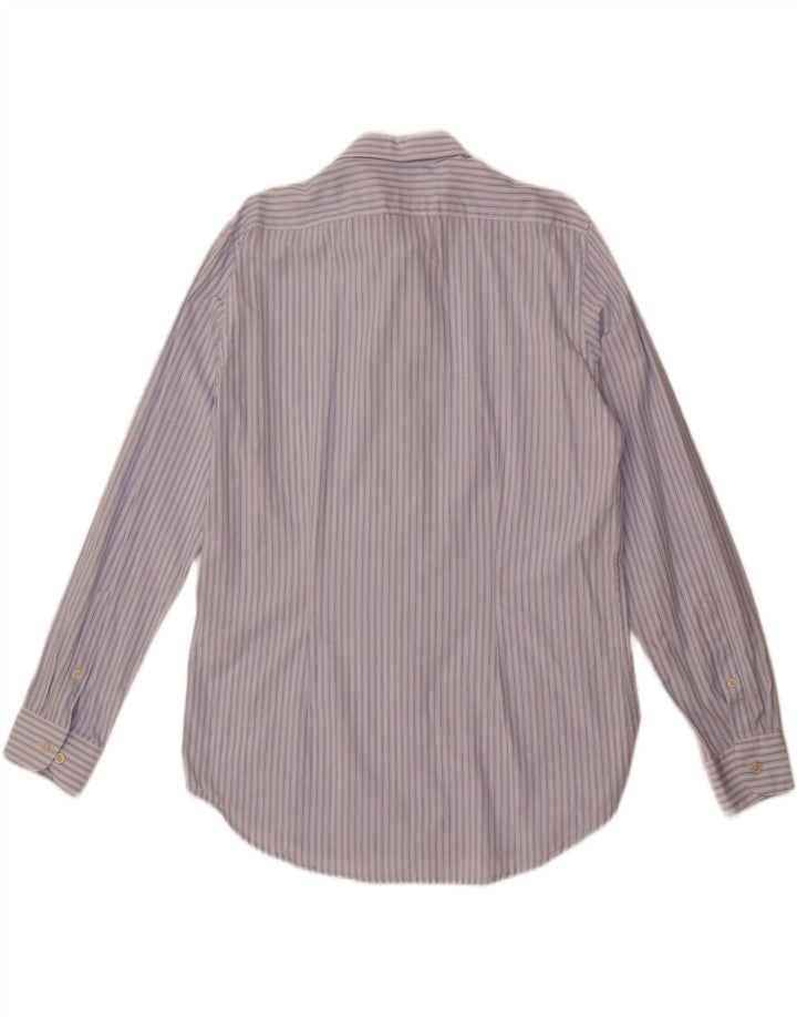 Camicia Carrera Uomo Cotone Righe Grandi Blu