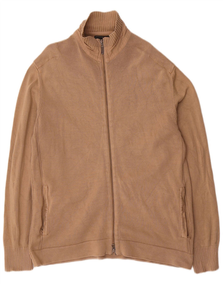 Maglione cardigan da uomo Marlboro Classics 2XL cotone beige