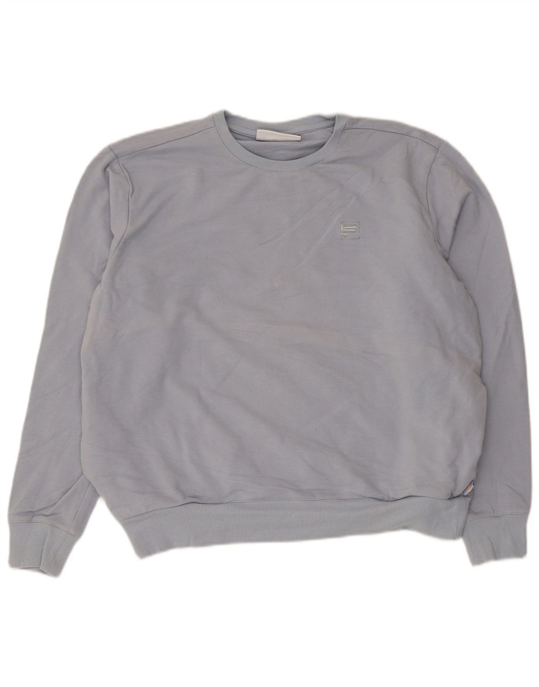Felpa da donna Fila Maglione UK 16 Large Blu Cotone