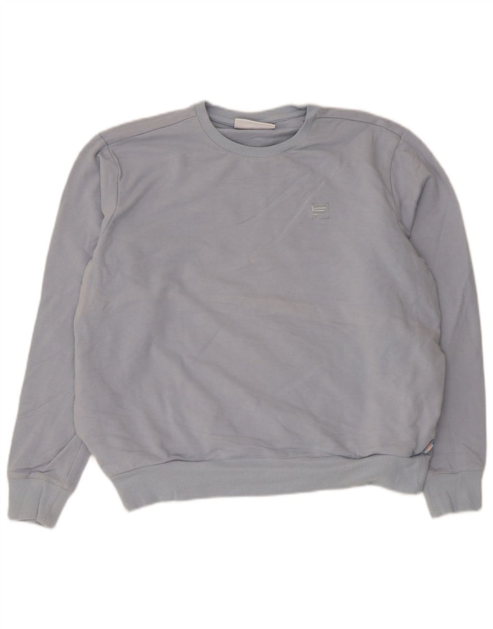 Felpa da donna Fila Maglione UK 16 Large Blu Cotone