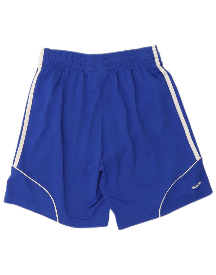 Pantaloncini sportivi Adidas Climalite da uomo piccoli in poliestere blu