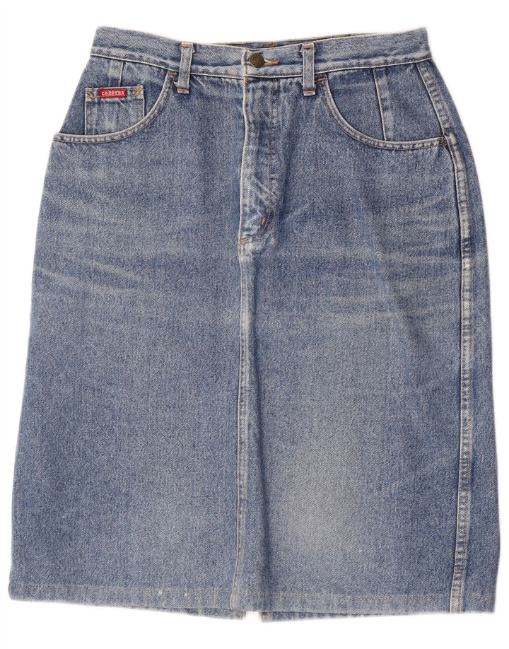 Gonna in denim da donna Carrera W30 in cotone blu medio