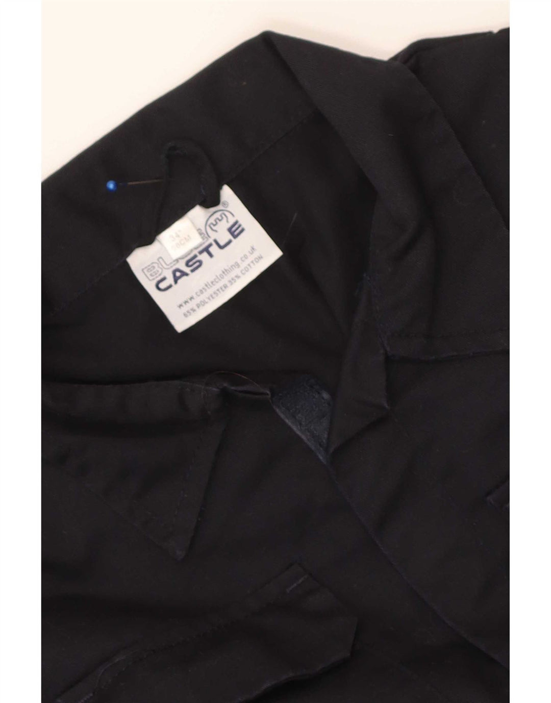 Tuta da lavoro da uomo Castle XS in poliestere blu navy