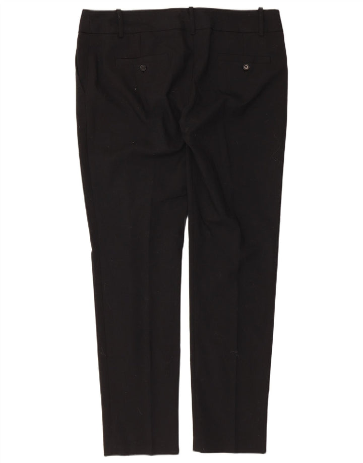Pantaloni chino slim da donna Zara EU 42 Large W32 L30 poliestere nero
