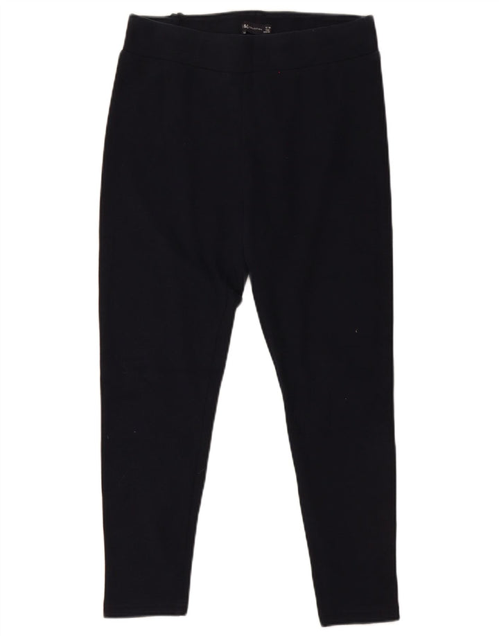 Leggings da donna Marks & Spencer UK 12 medio poliestere blu navy