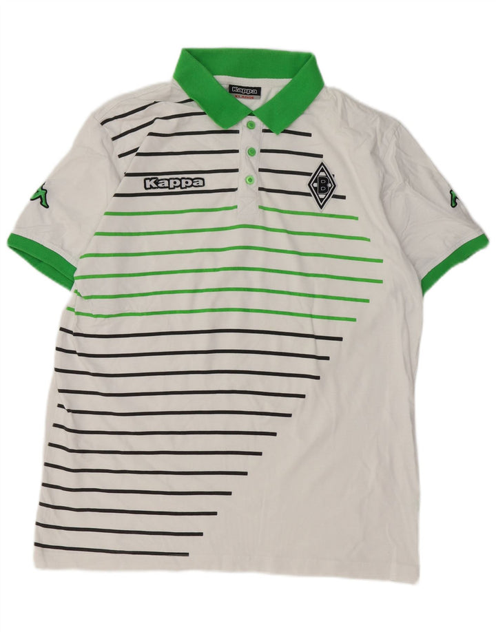 Polo grafica da uomo KAPPA XL a righe bianche