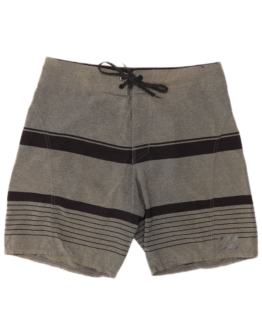 Pantaloncini da bagno da uomo Billabong Poliestere a righe grigio medio