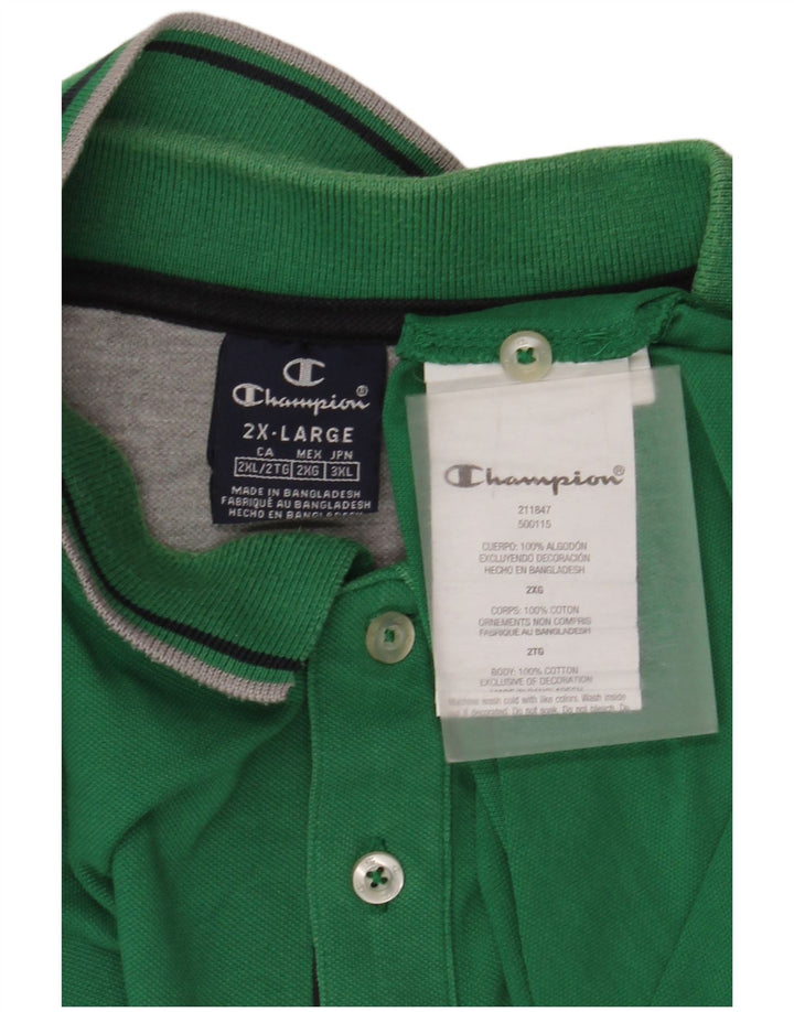 Polo da uomo Champion 2XL cotone verde