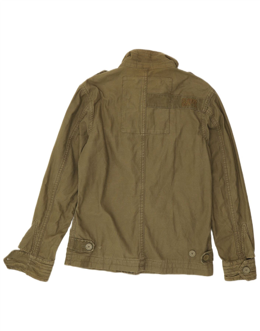 Giacca militare da uomo Superdry UK 38 cotone kaki medio