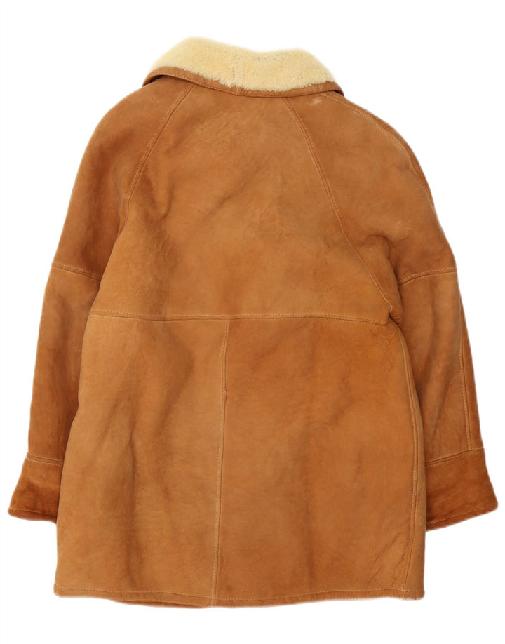 Giacca in shearling vintage da uomo US 6 Marrone medio