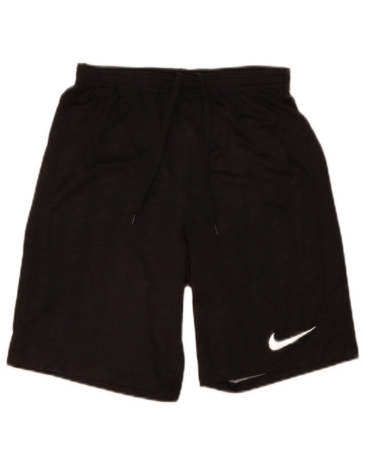 Pantaloncini sportivi Nike Dri Fit da uomo piccoli in poliestere nero