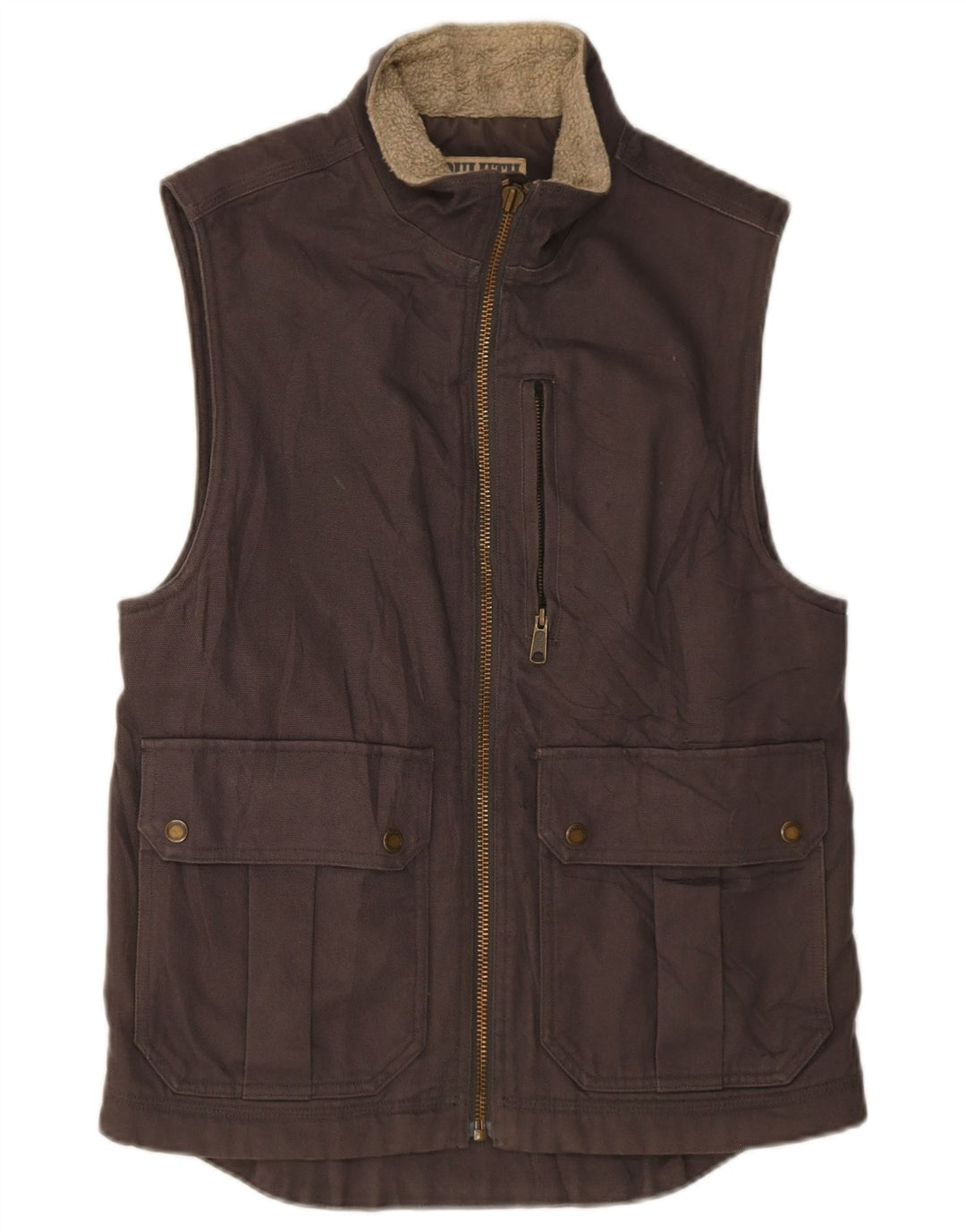 Gilet da uomo Duluth Trading UK 36 piccolo cotone marrone