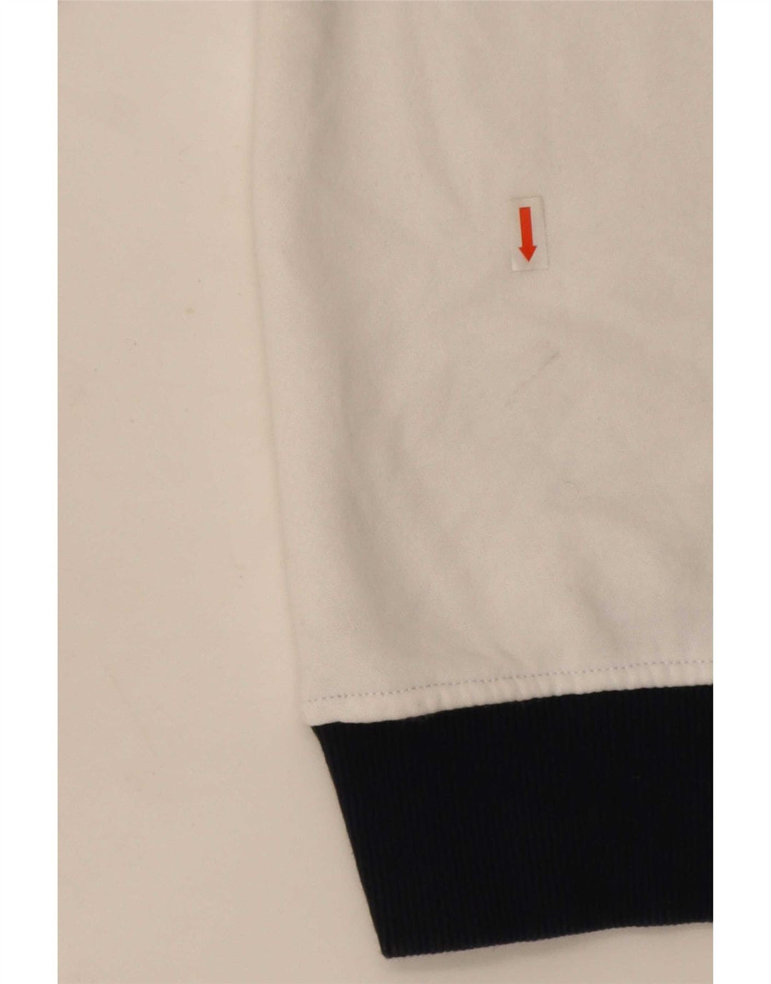 Tommy Hilfiger Uomo Felpa grafica Maglione Medium White Colourblock