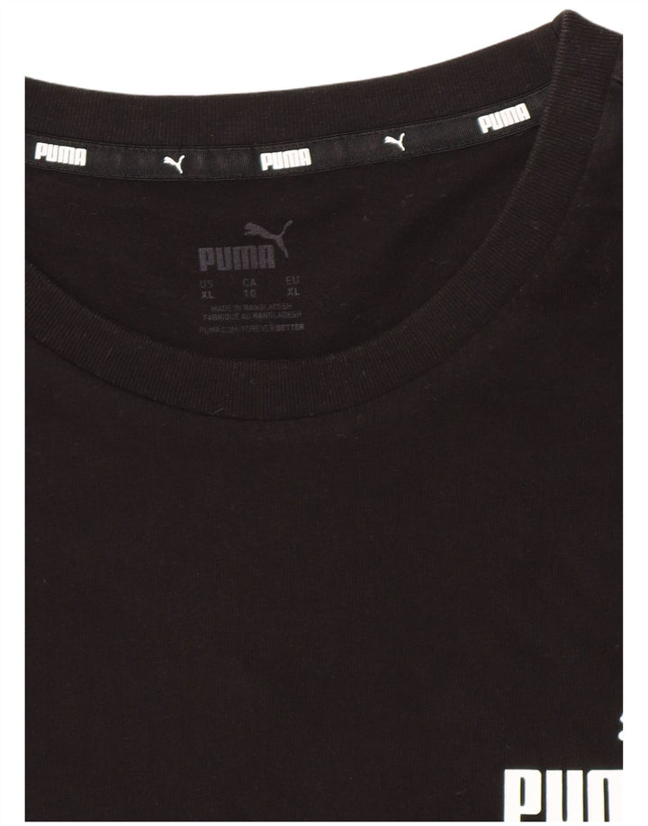 T-shirt grafica da uomo Puma Top XL Nera