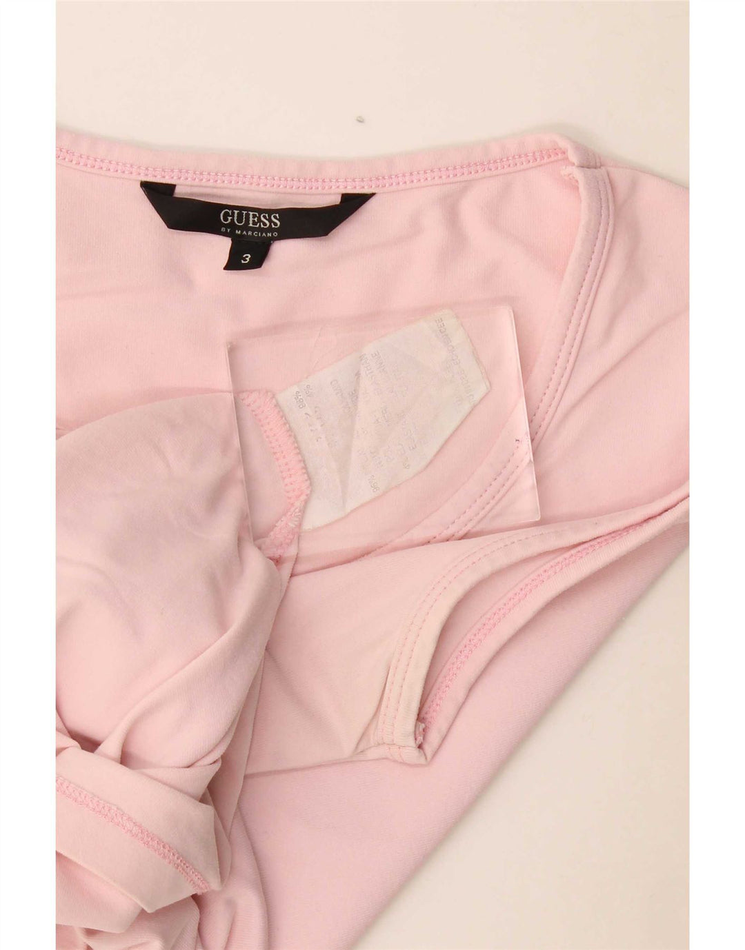 Canotta da donna Guess US 3 XS Rosa in poliammide