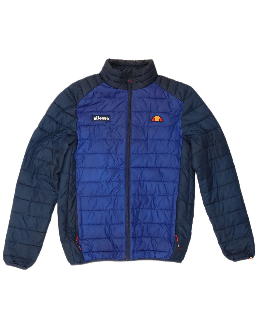 Giacca imbottita da uomo Ellesse UK 36 Small Blu Colourblock Poliestere