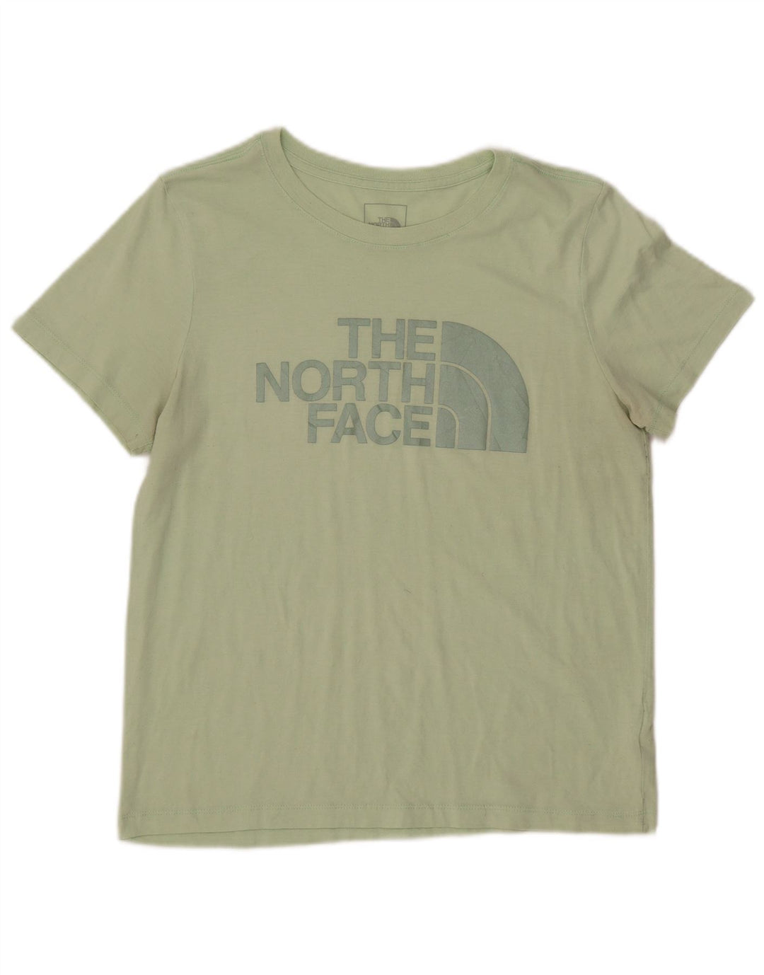 THE NORTH FACE T-shirt grafica da donna Top UK 14 Poliestere verde medio