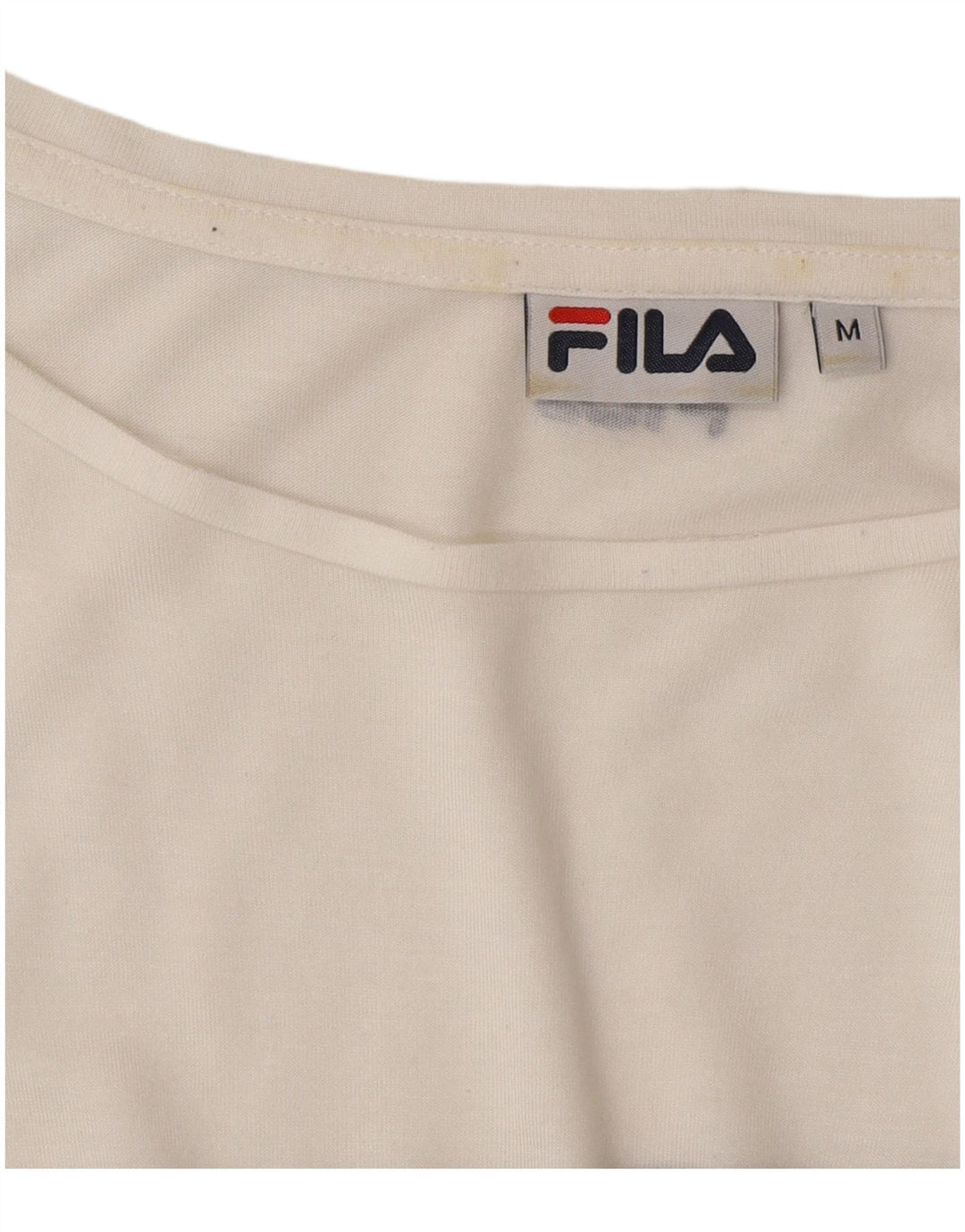 Maglietta oversize da donna Fila UK 14 a righe bianche medie