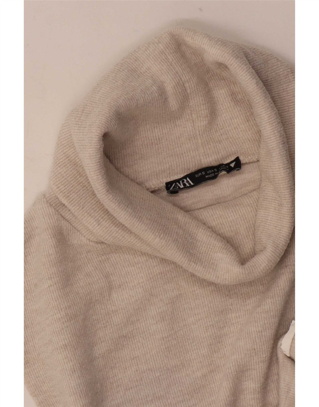 Canotta Donna Zara UK 10 Piccola Beige