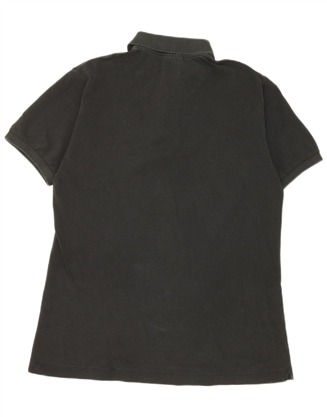 Polo da uomo Lacoste taglia 4 media in cotone nero